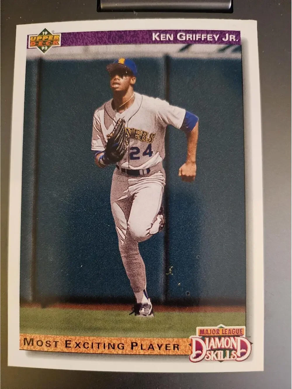 1992 Upper Deck KEN GRIFFEY JR. Most Exciting Player #650! Seattle Mariners, HOF